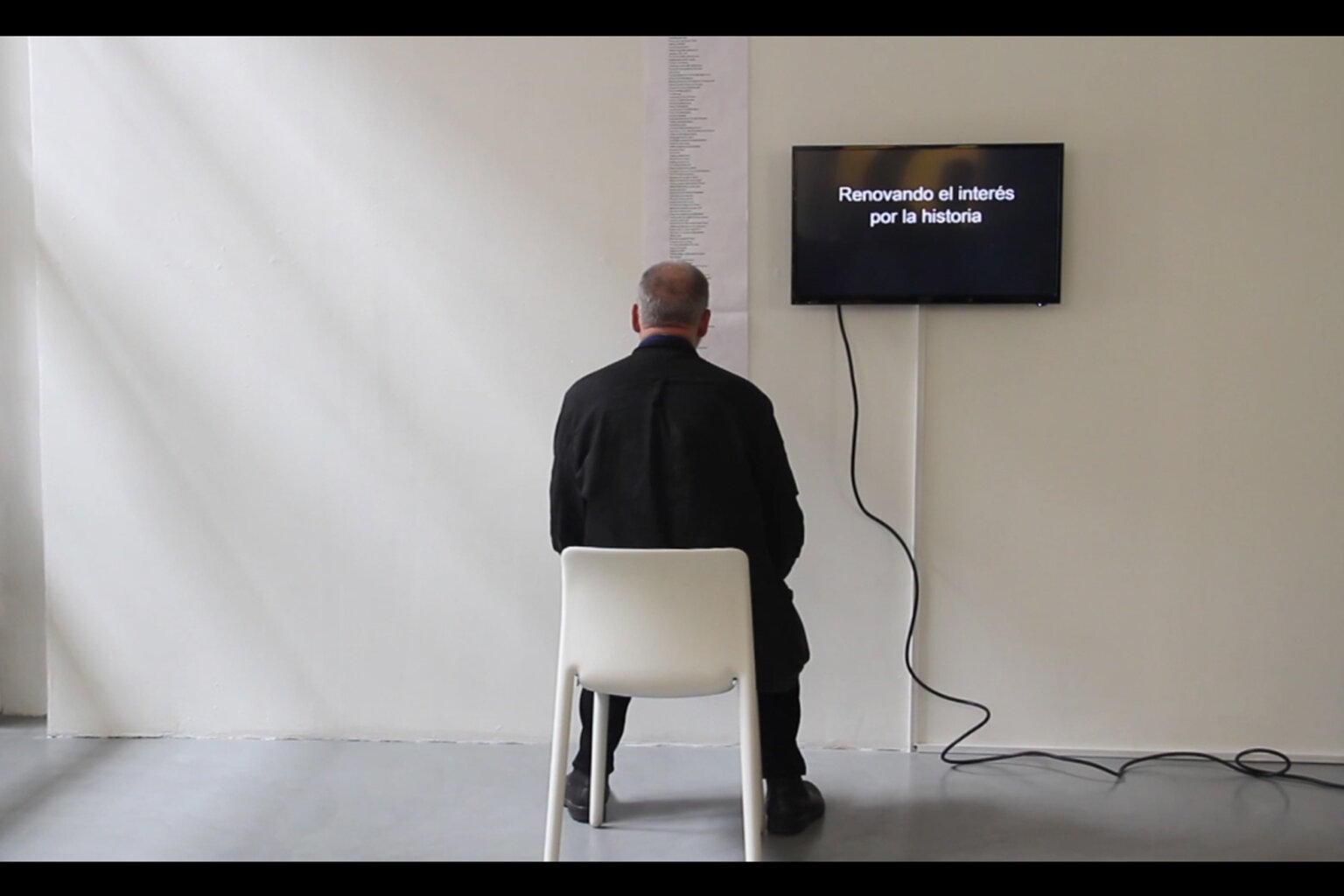MATT MULLICAN. Video of the reading of:
Essex (Detail on an Imaginary Life frim Birth to Death), 1973. (Detail) | Ella té molts noms / Ella tiene muchos nombres / She has many names | ProjecteSD