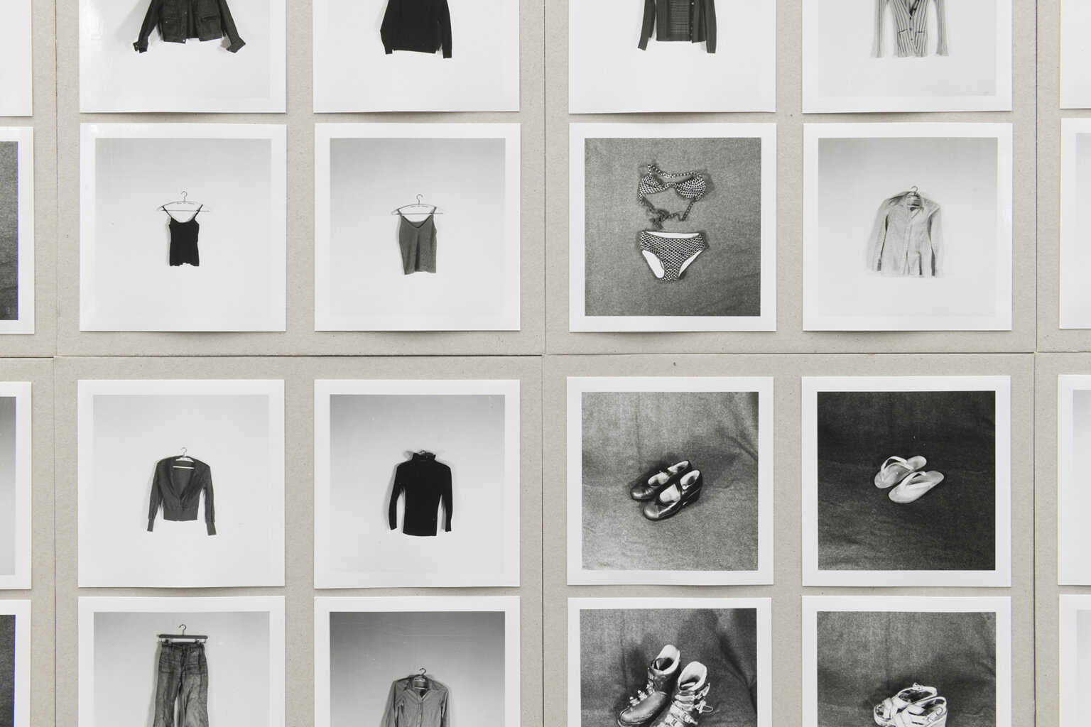 HANS-PETER FELDMANN. All the Clothes of a Woman, 1975. (Detail) | Ella té molts noms / Ella tiene muchos nombres / She has many names | ProjecteSD