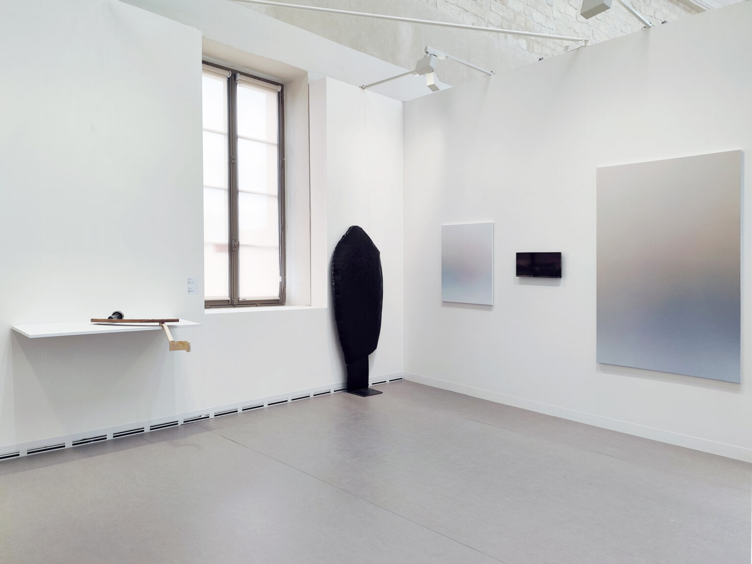 Installation view: ProjecteSD, Booth H2 | ART BASEL PARIS 2024 | ProjecteSD