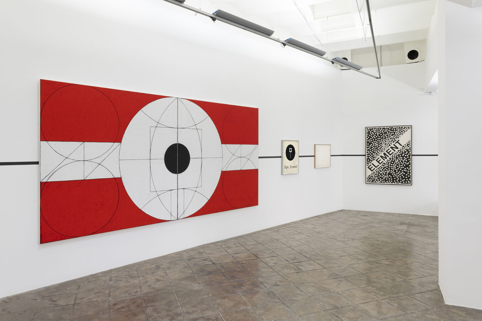 Vista de exposición / Exhibition view | THE SIGN IS THE CIRCLE | ProjecteSD