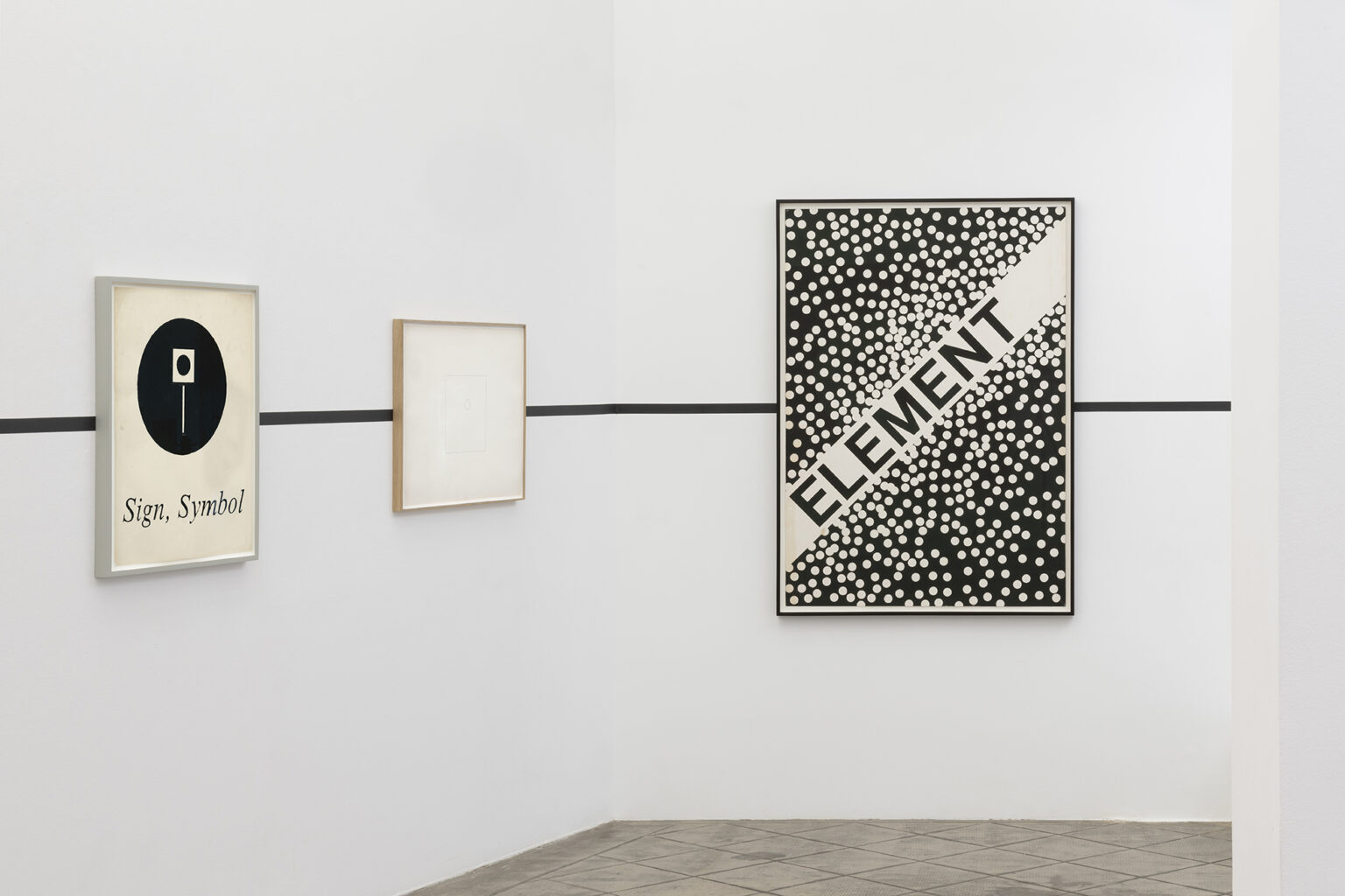 Vista de exposición / Exhibition view | THE SIGN IS THE CIRCLE | ProjecteSD