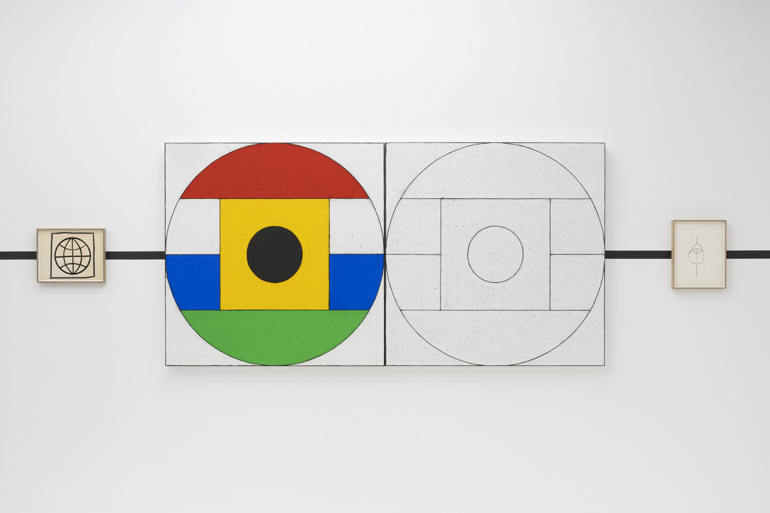 Vista de exposición / Exhibition view | THE SIGN IS THE CIRCLE | ProjecteSD