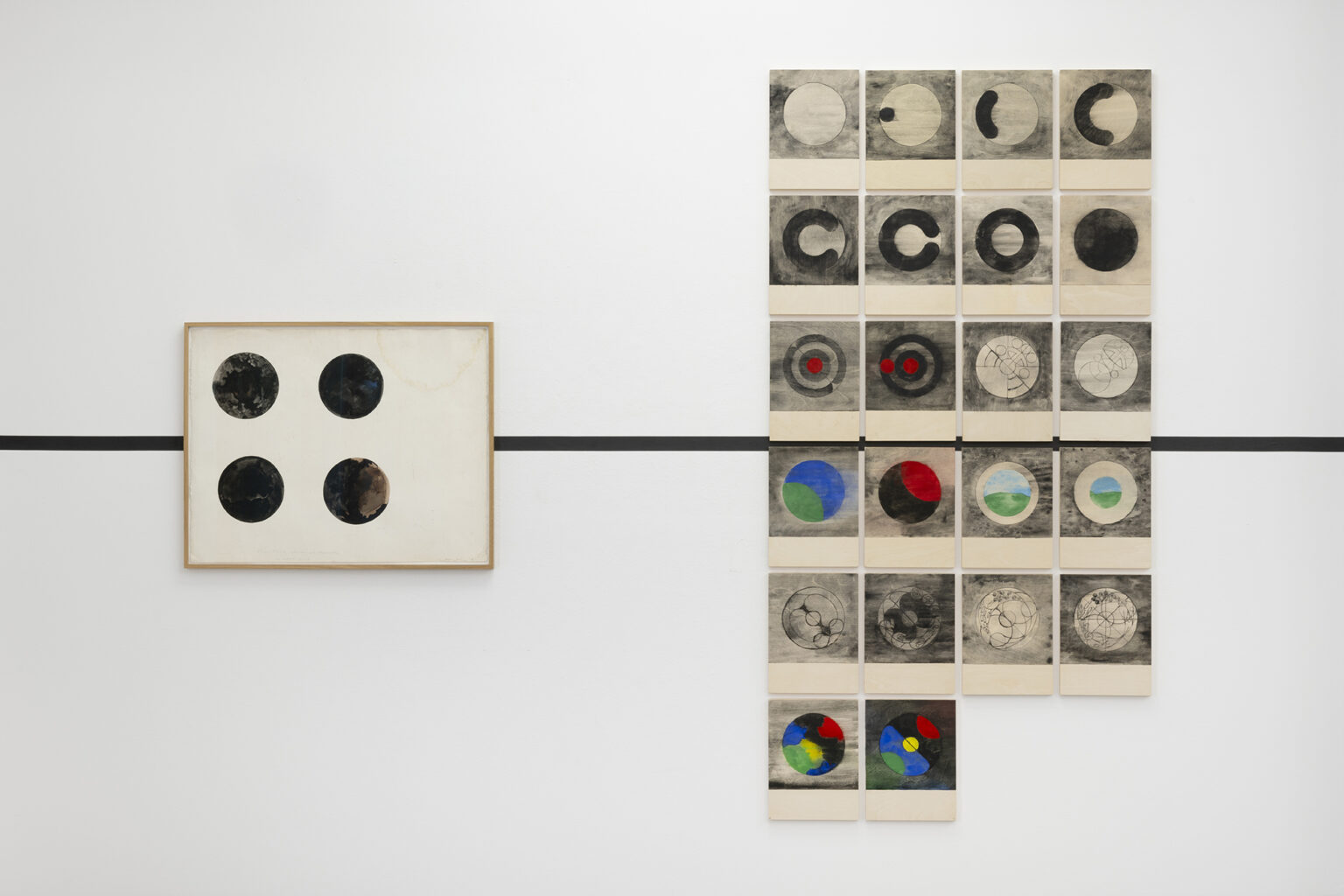 Vista de exposición / Exhibition view | THE SIGN IS THE CIRCLE | ProjecteSD