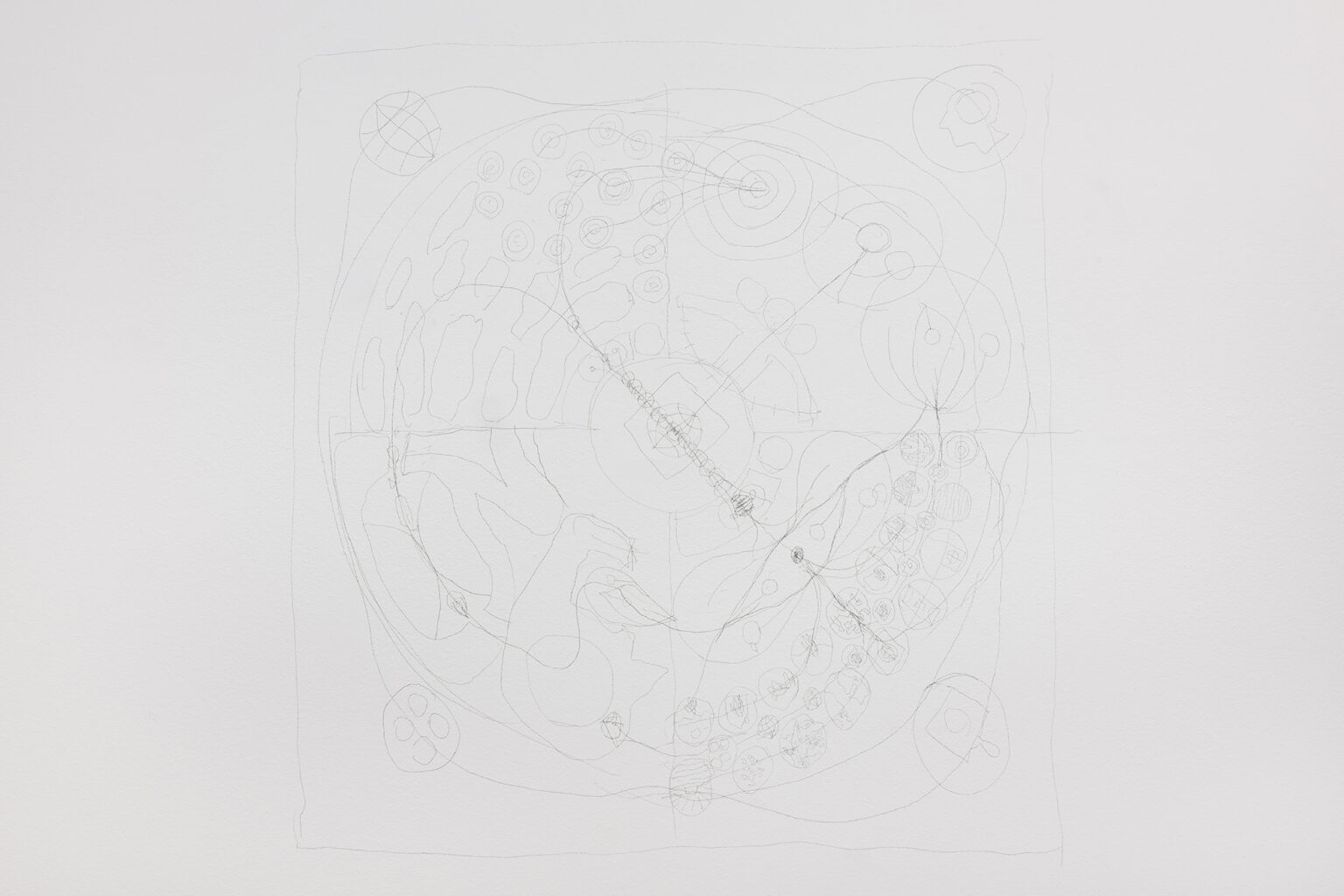 Matt Mullican Cosmological wall drawing for ProjecteSD, 2024 | THE SIGN IS THE CIRCLE | ProjecteSD