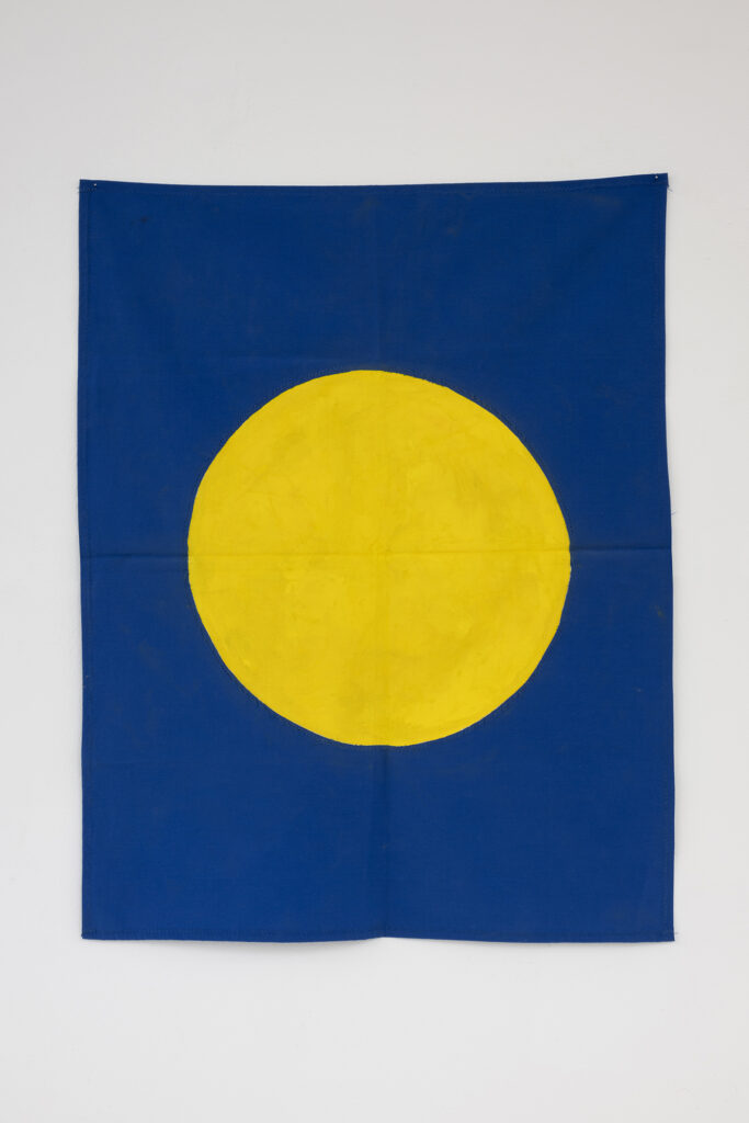 Matt Mullican Untitled (early Banner), 1978 | THE SIGN IS THE CIRCLE | ProjecteSD