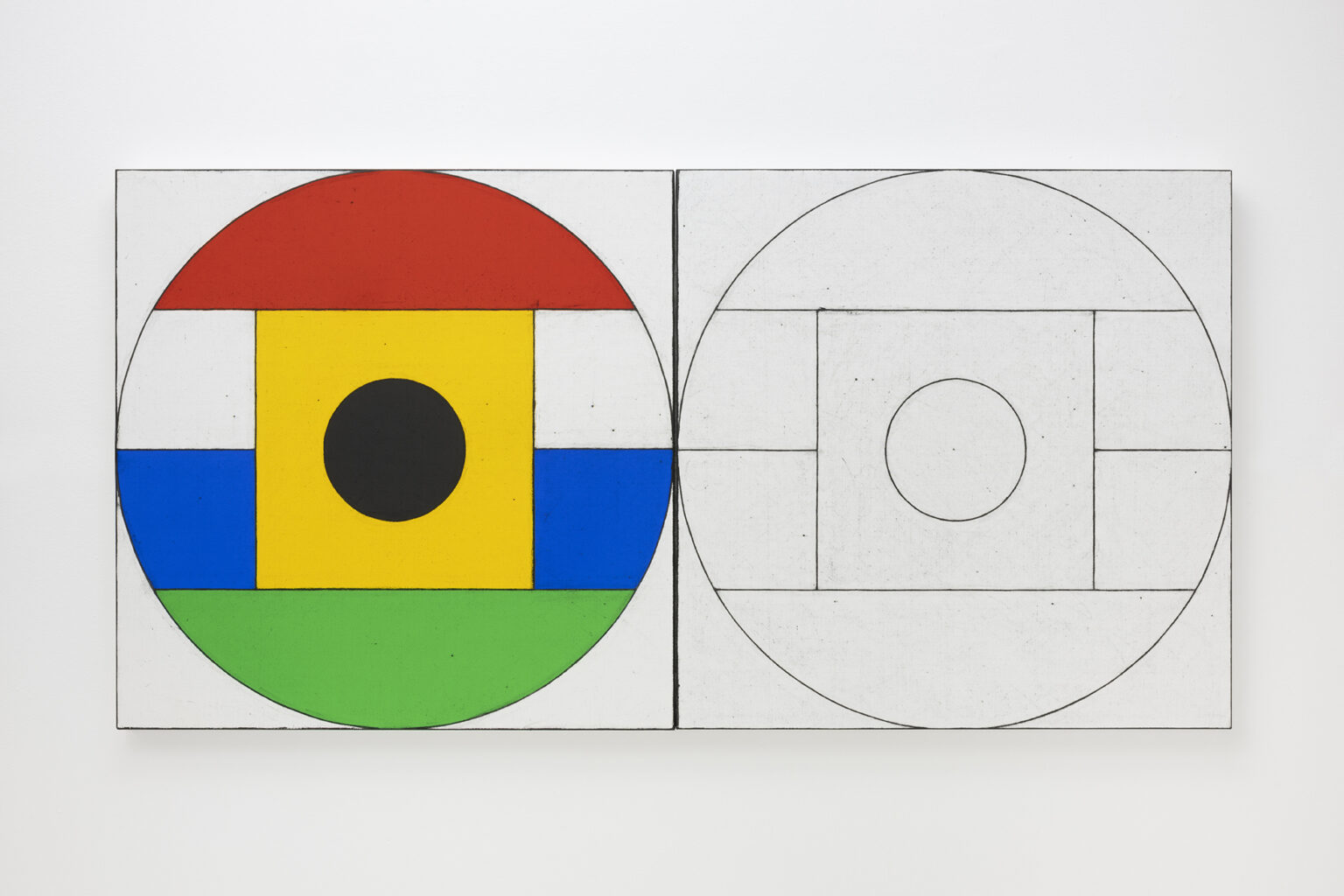 Matt Mullican Untitled (Round Lübeck Chart / Color and Line), 2023 | THE SIGN IS THE CIRCLE | ProjecteSD