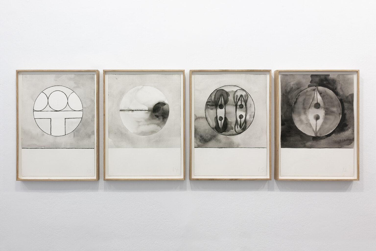 Matt Mullican Untitled (Things change in Heaven, 13-16), 2020 | THE SIGN IS THE CIRCLE | ProjecteSD