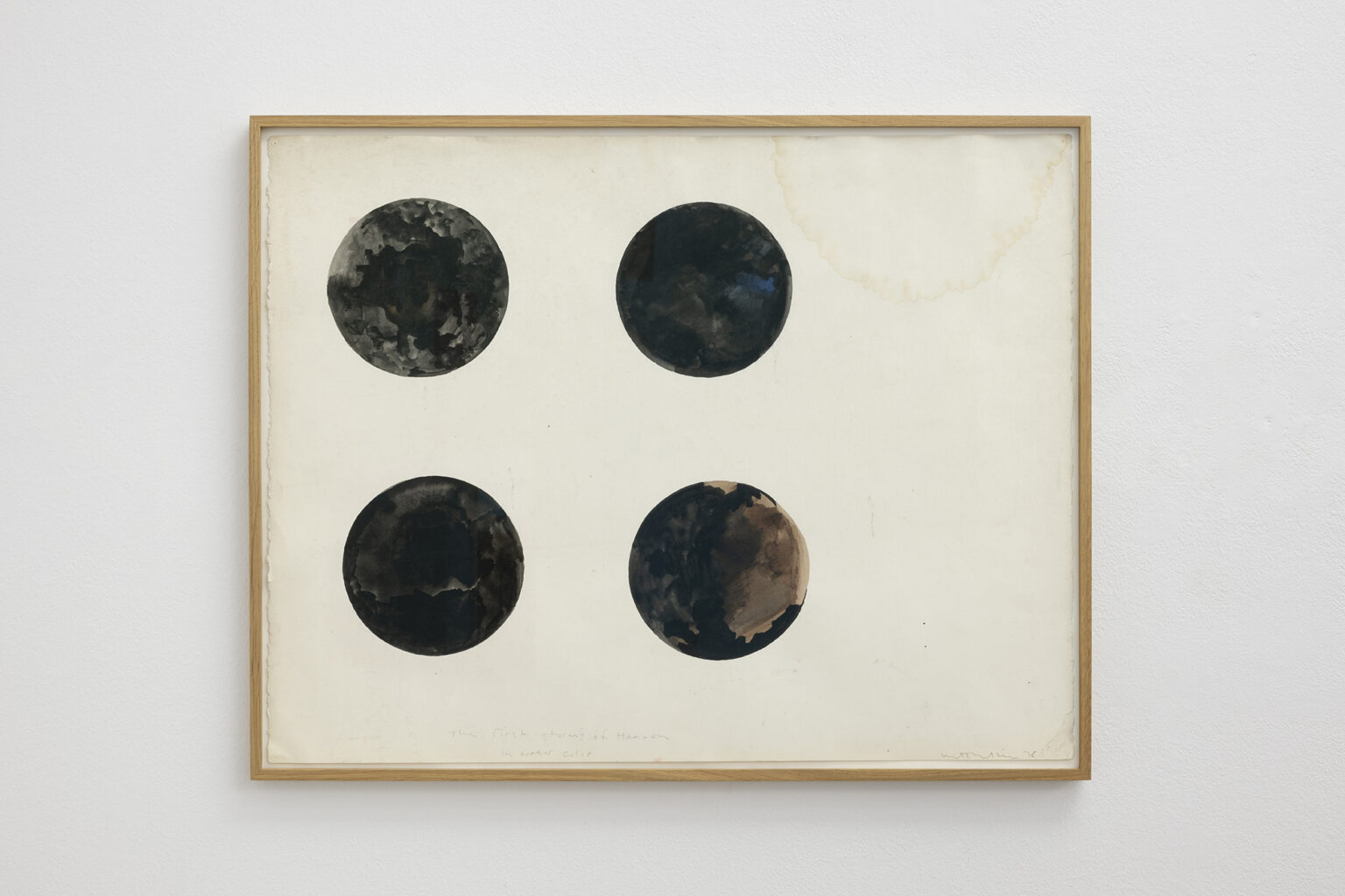 Matt Mullican Untitled (the first storm‘s of heaven in water color), 1978 | THE SIGN IS THE CIRCLE | ProjecteSD
