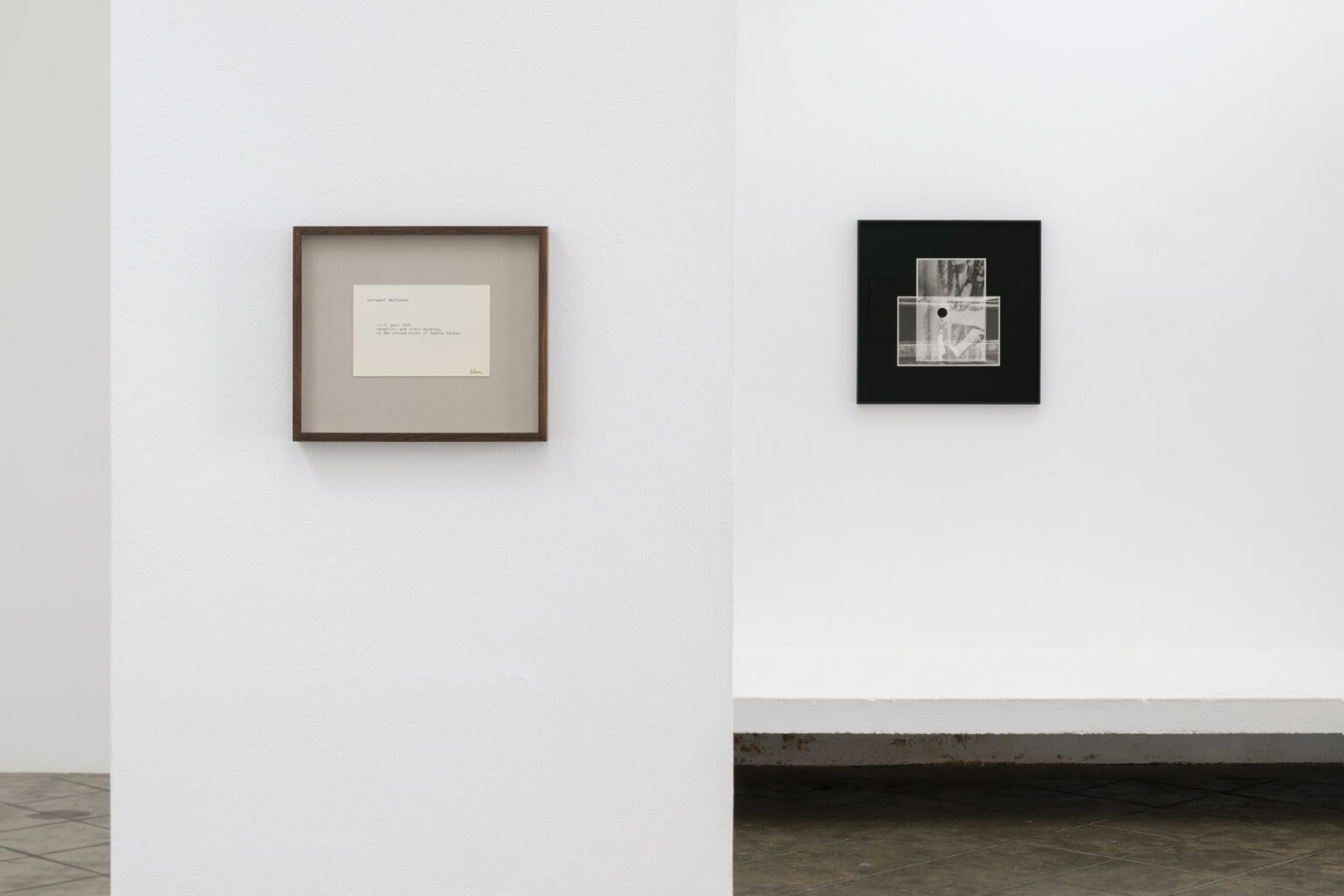 Vista de exposición / Exhibition view | CAMINAR [WALKING] | ProjecteSD