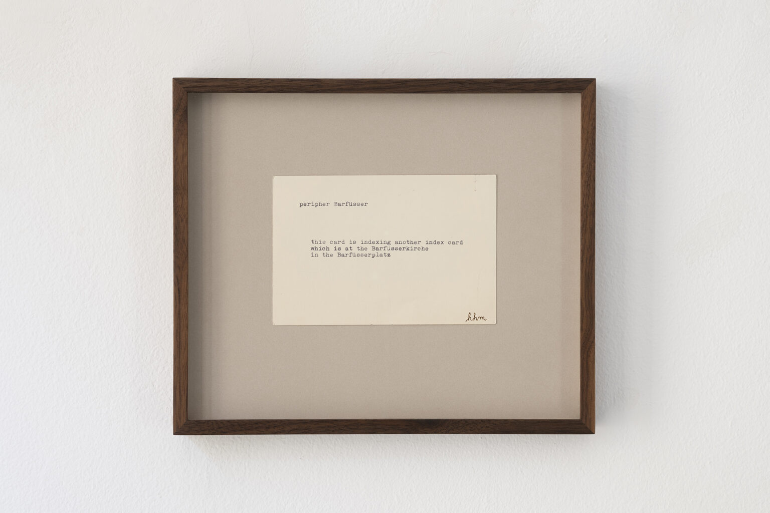 Hendl Helen Mirra Peripher Barfüsser, 2025 | CAMINAR [WALKING] | ProjecteSD