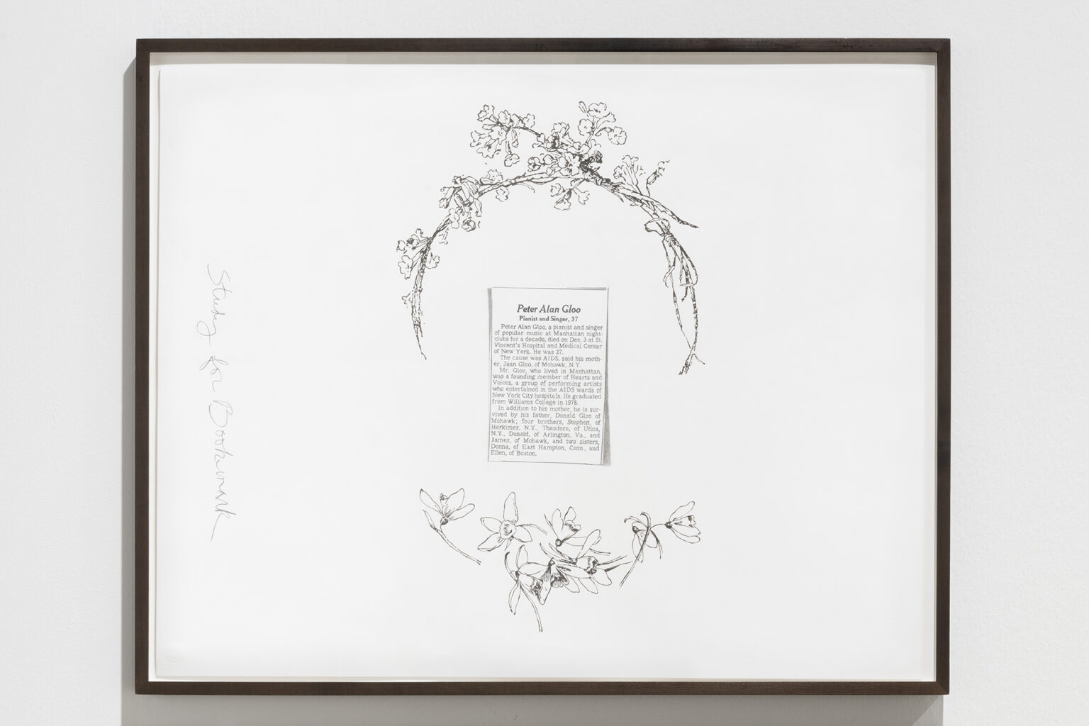 Allen Ruppersberg Study for Bookmark (Peter Alan Gloo), 1994 | ART BASEL 2026 | ProjecteSD